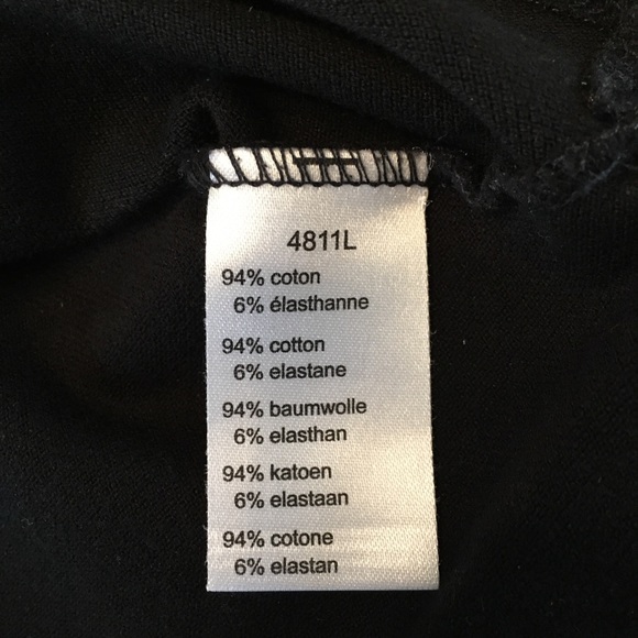 Lacoste Black Short Sleeve Size 12 - Picture 7 of 8